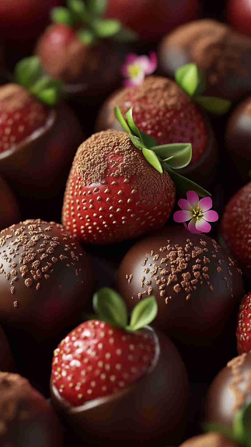 Sugar-Free Healthy Chocolate Dipped Strawberries
