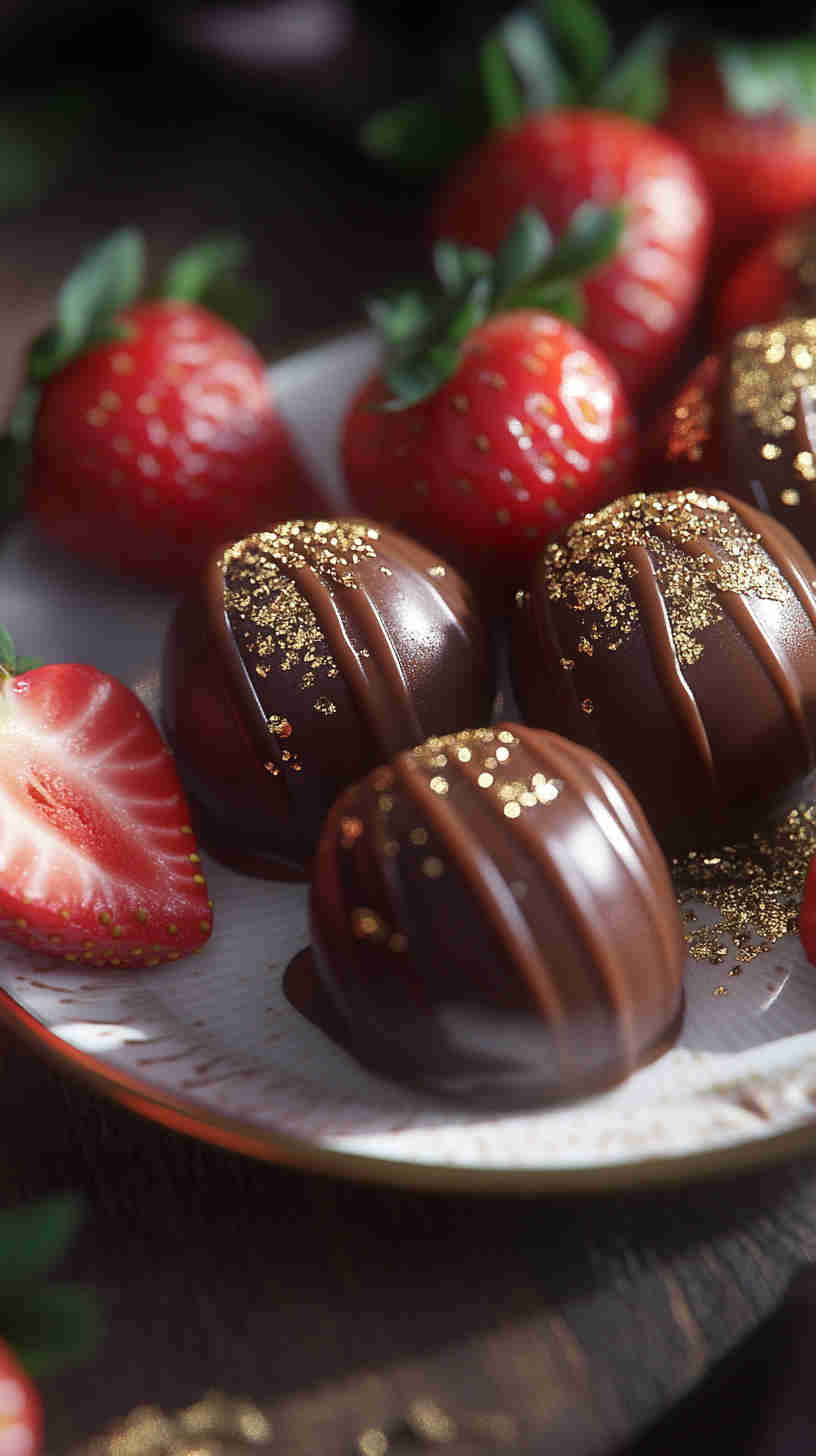 Sugar-Free Healthy Chocolate Dipped Strawberries