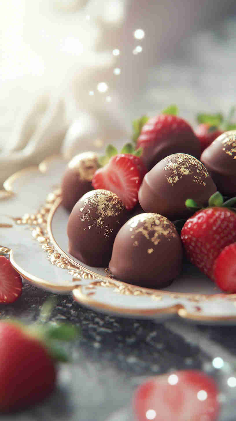 Sugar-Free Healthy Chocolate Dipped Strawberries