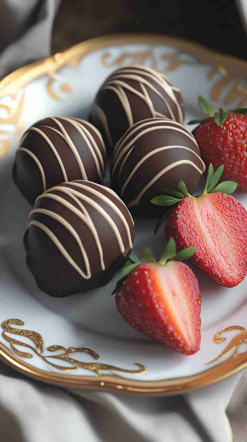 Sugar-Free Healthy Chocolate Dipped Strawberries