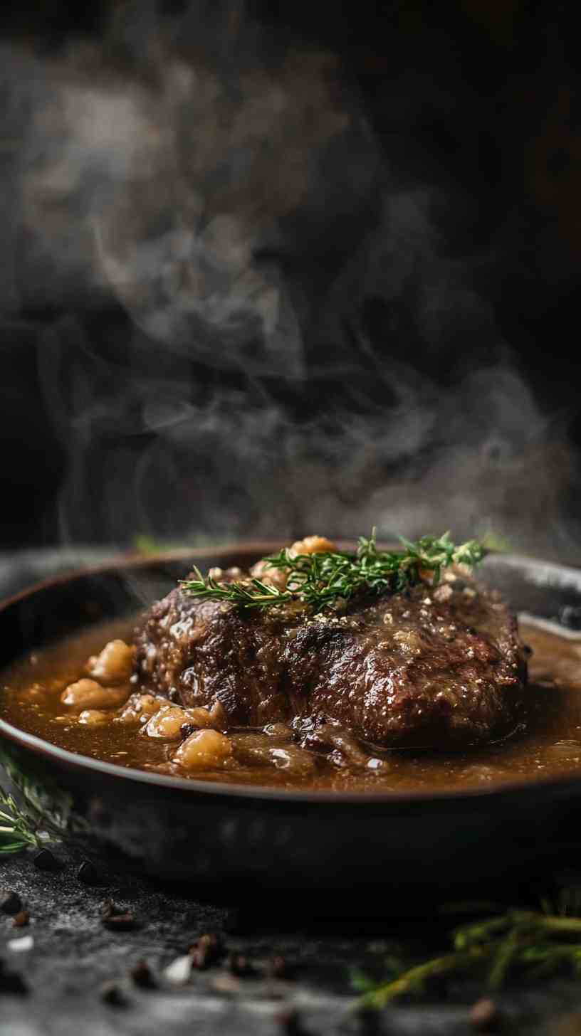 Hearty Slow Cooker Pot Roast with Gravy
