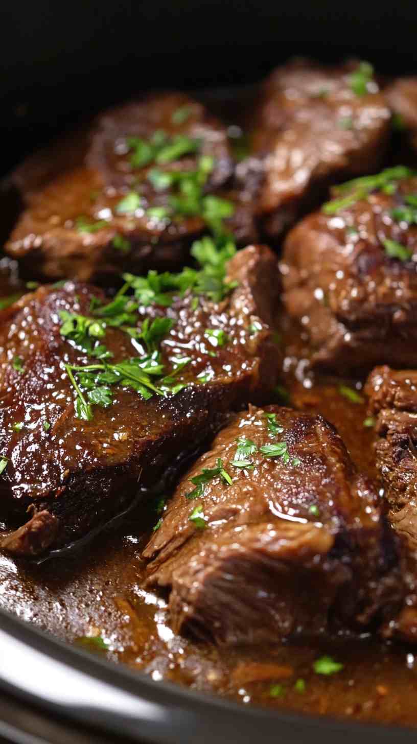 Hearty Slow Cooker Pot Roast with Gravy