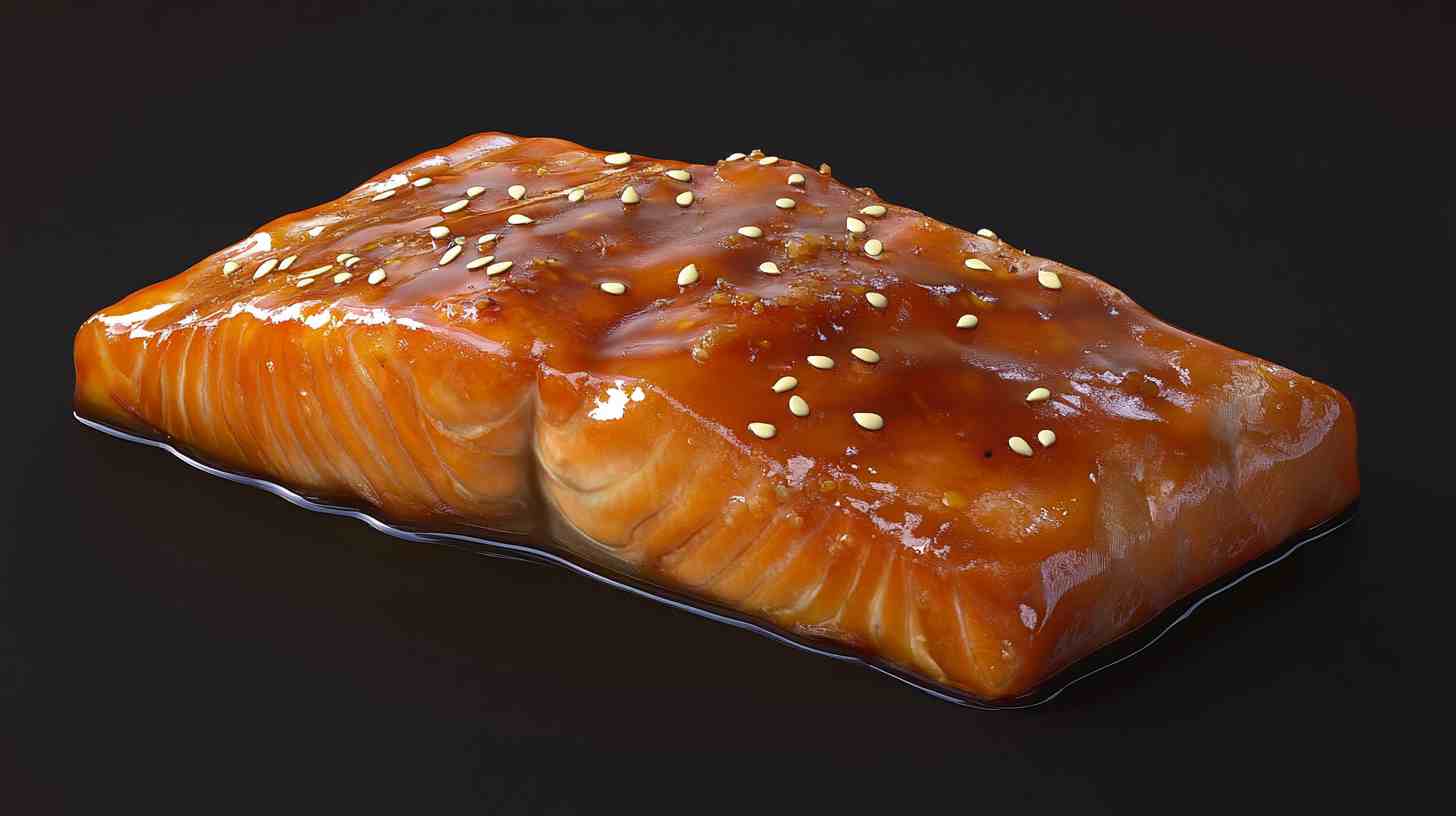 Honey Glazed Air Fryer Salmon