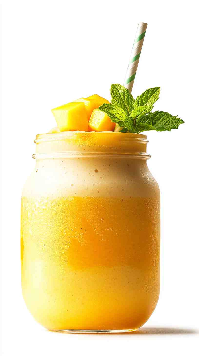 Honey Mango and Almond Smoothie