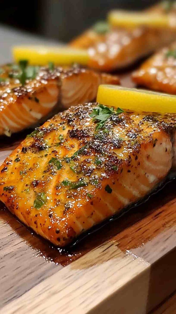 Lemon Herb Air Fryer Salmon Fillets