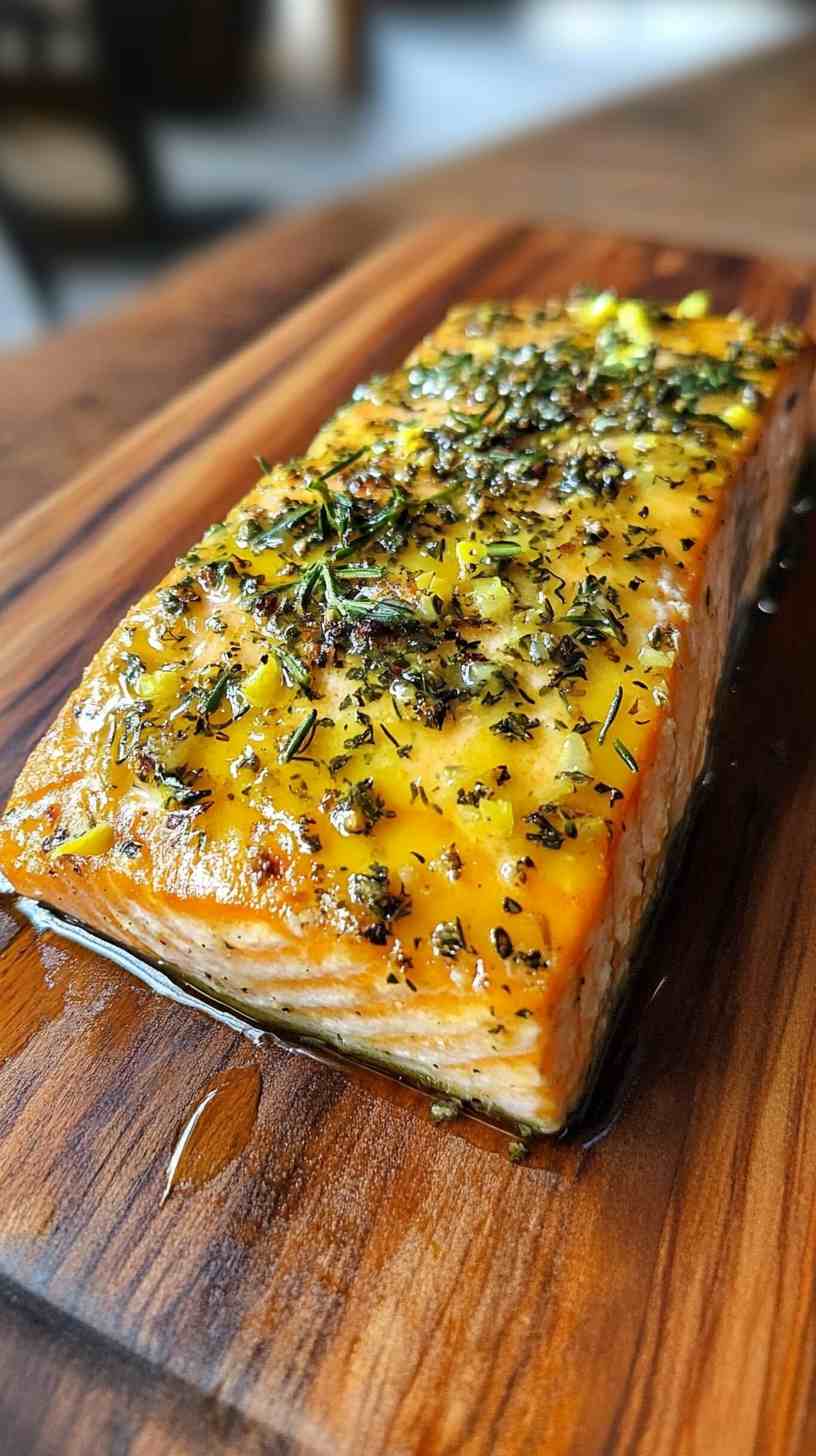 Lemon Herb Air Fryer Salmon Fillets