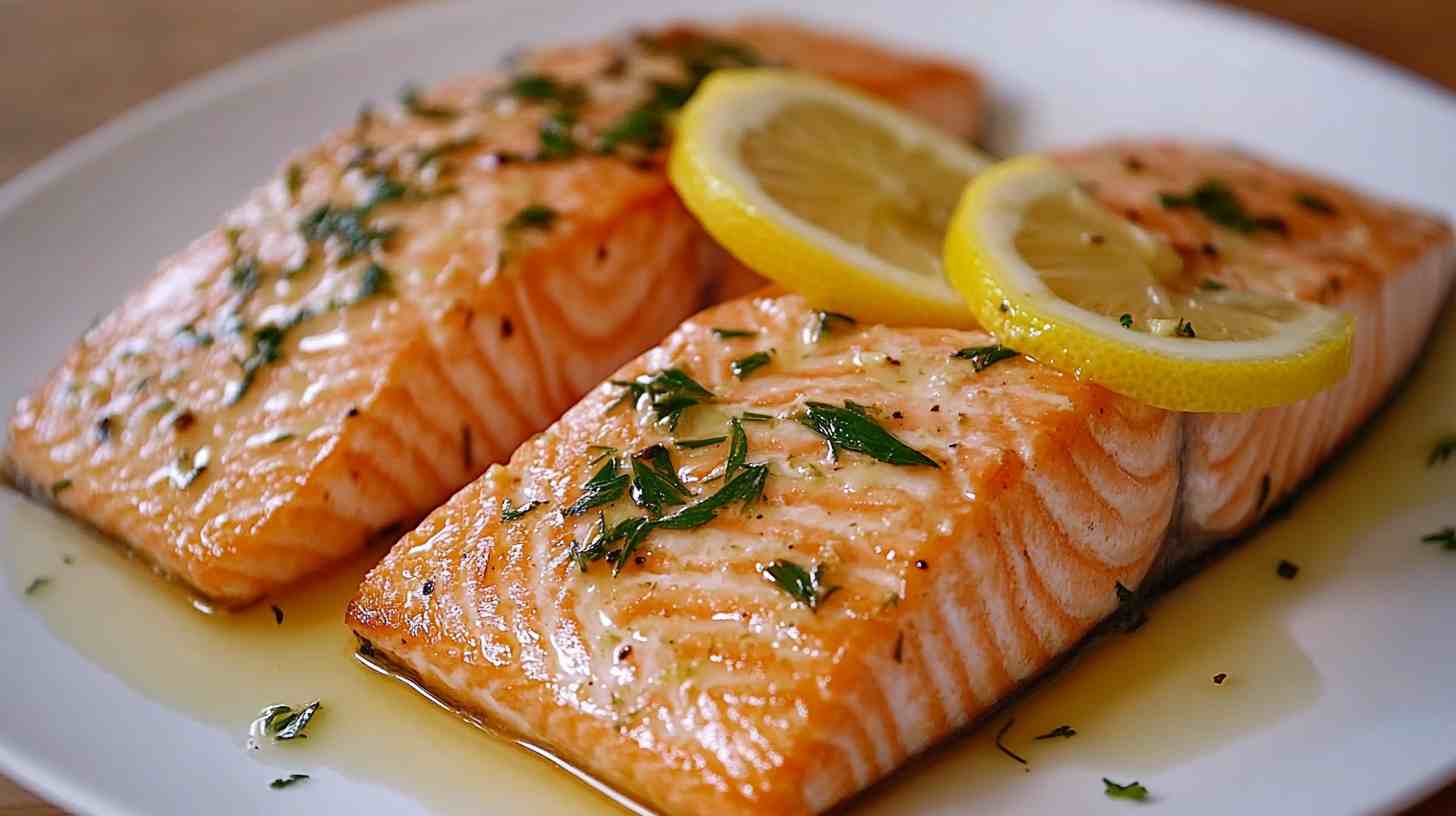 Lemon Herb Air Fryer Salmon Fillets