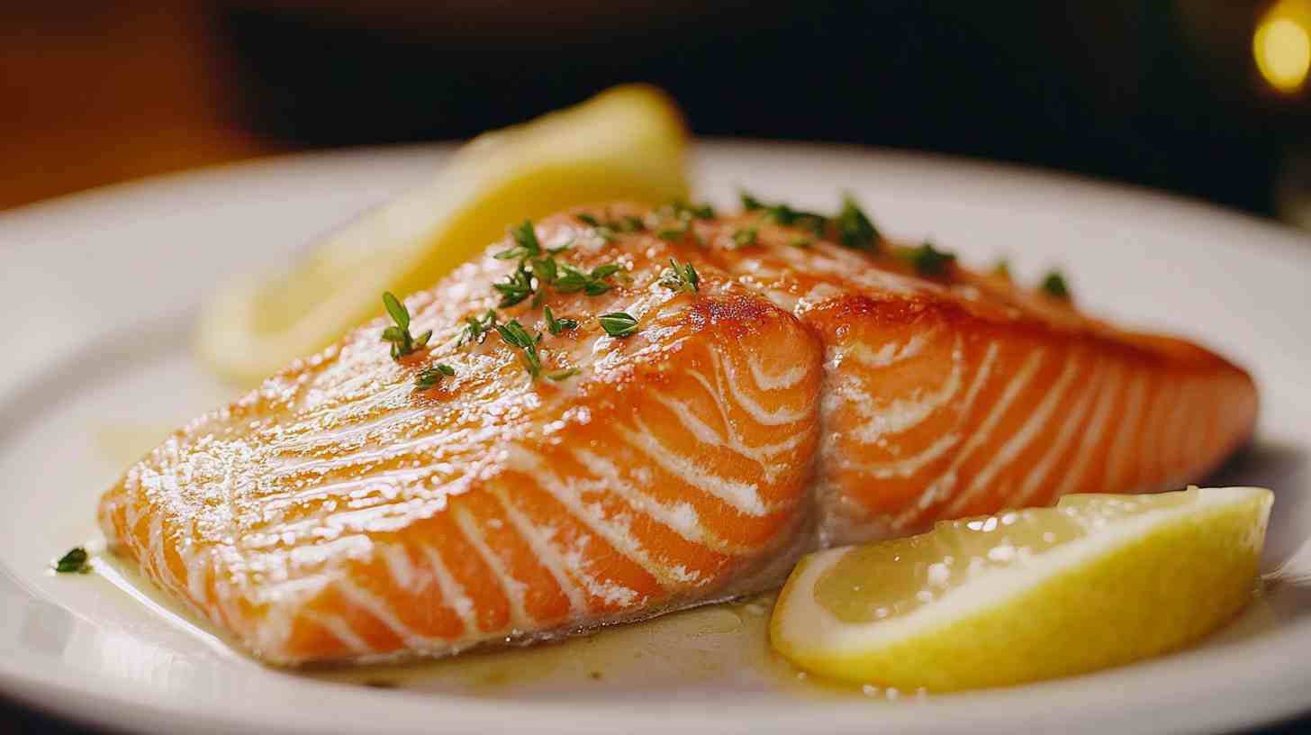 Lemon Herb Air Fryer Salmon Fillets