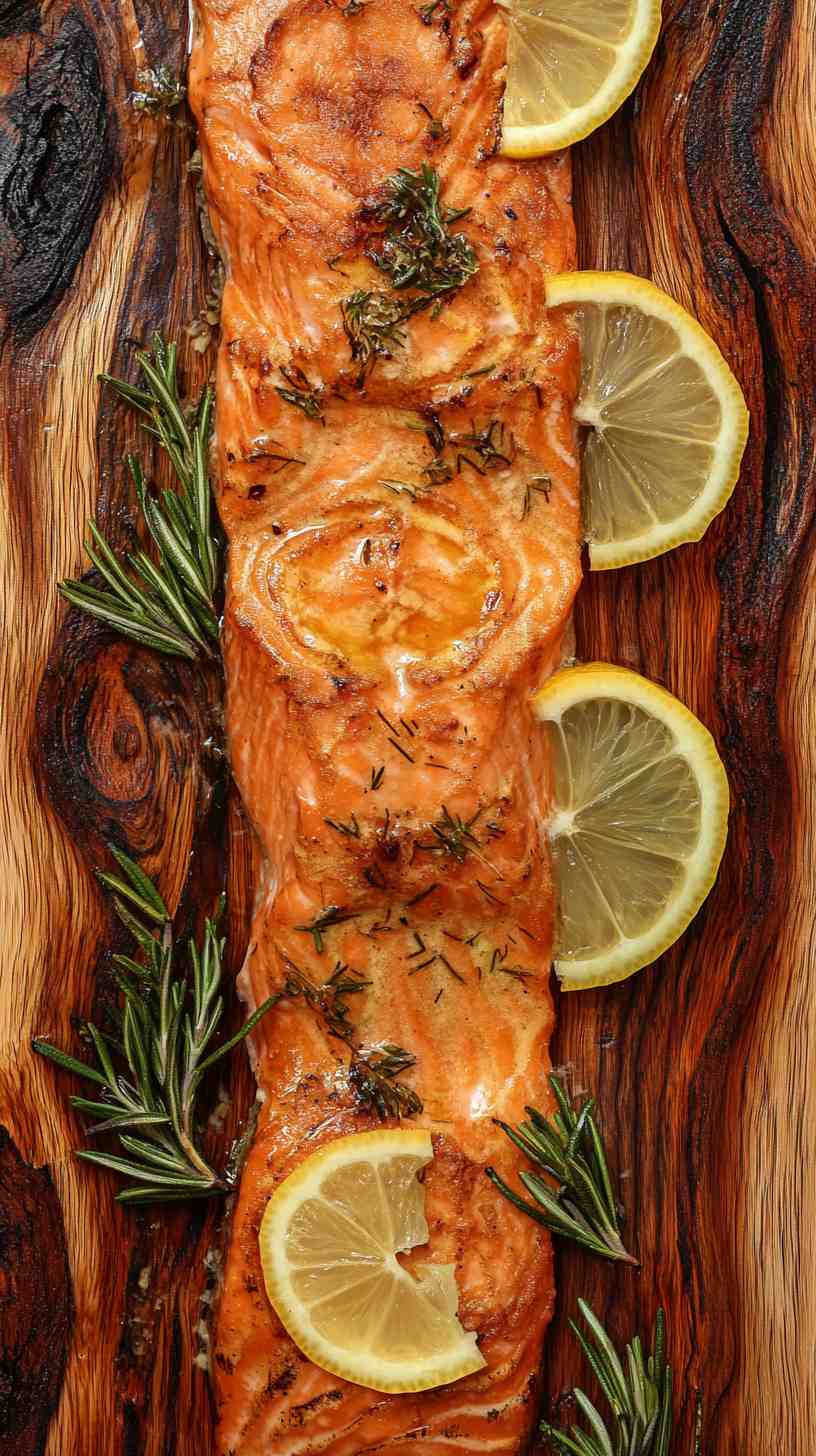 Lemon Herb Air Fryer Salmon Fillets