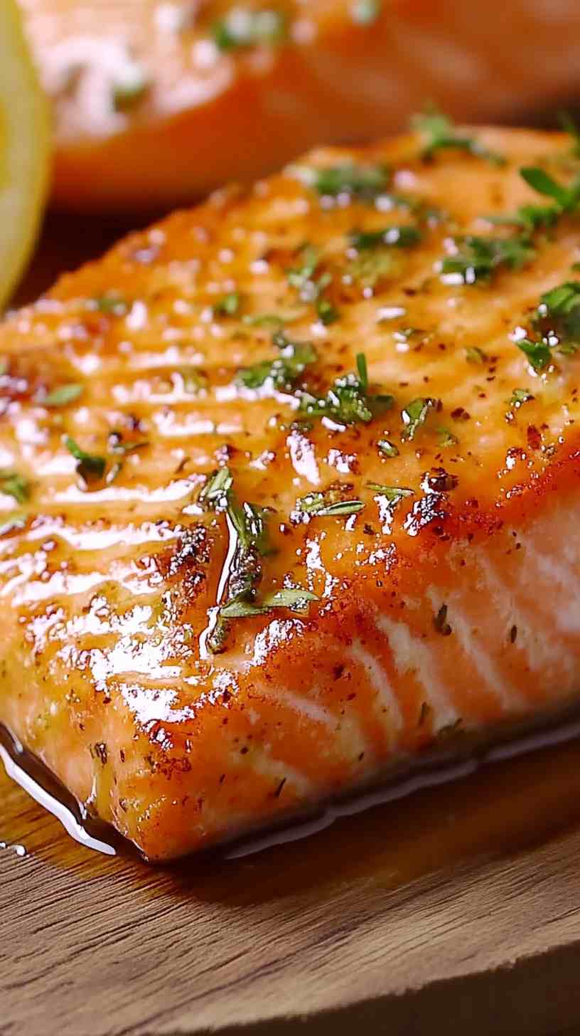 Lemon Herb Air Fryer Salmon Fillets