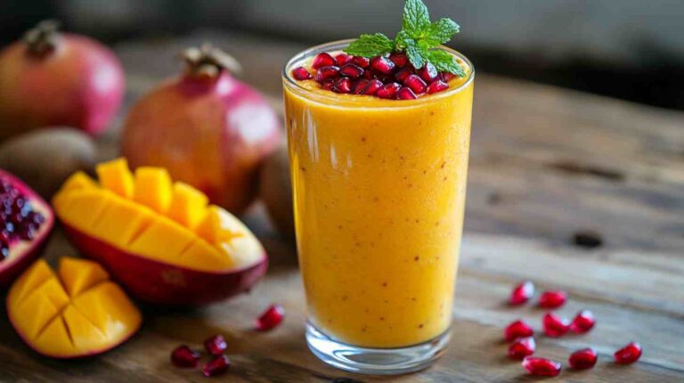 Mango Pomegranate Refresh Smoothie