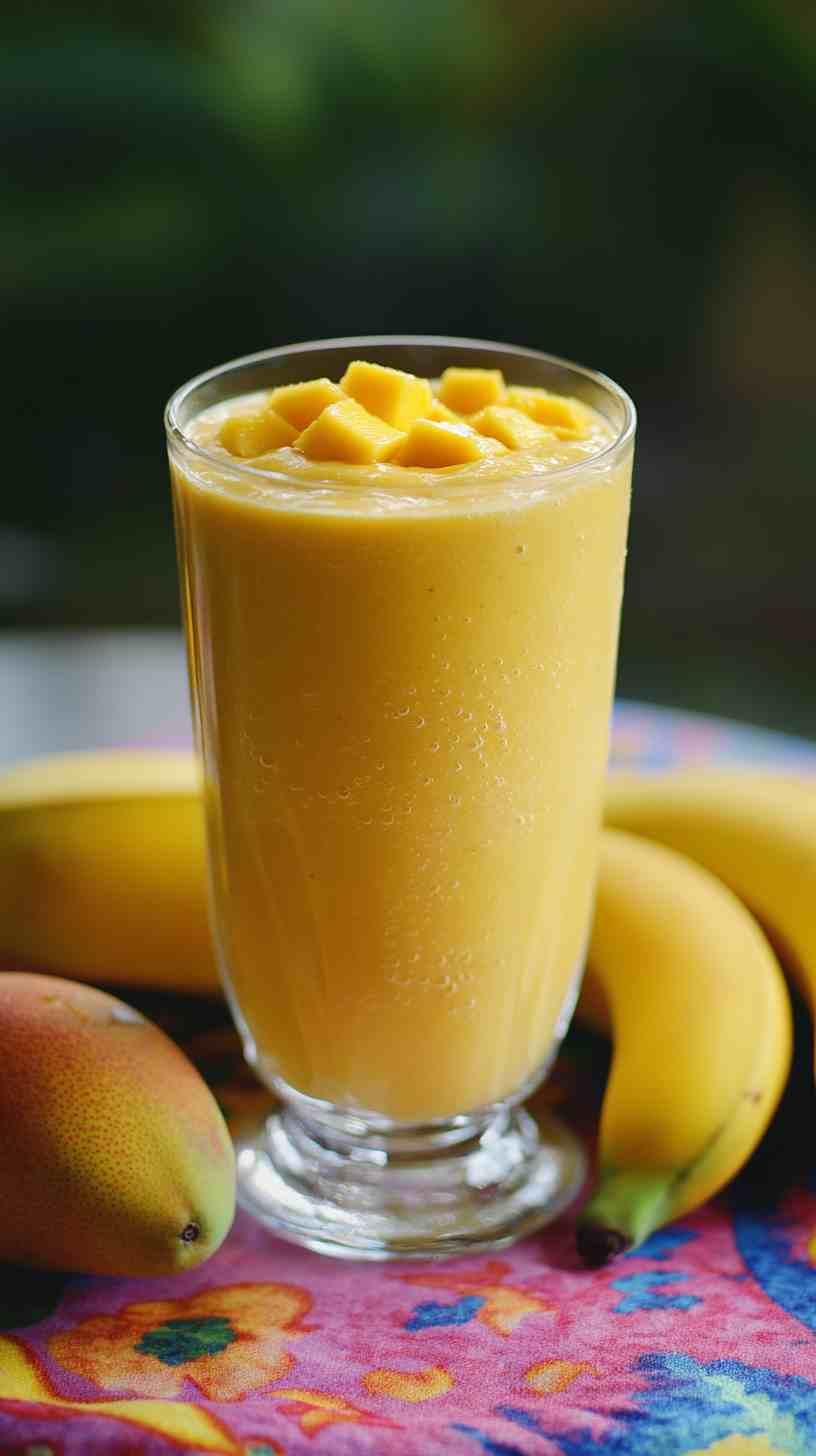 Mango and Banana Energizer Smoothie