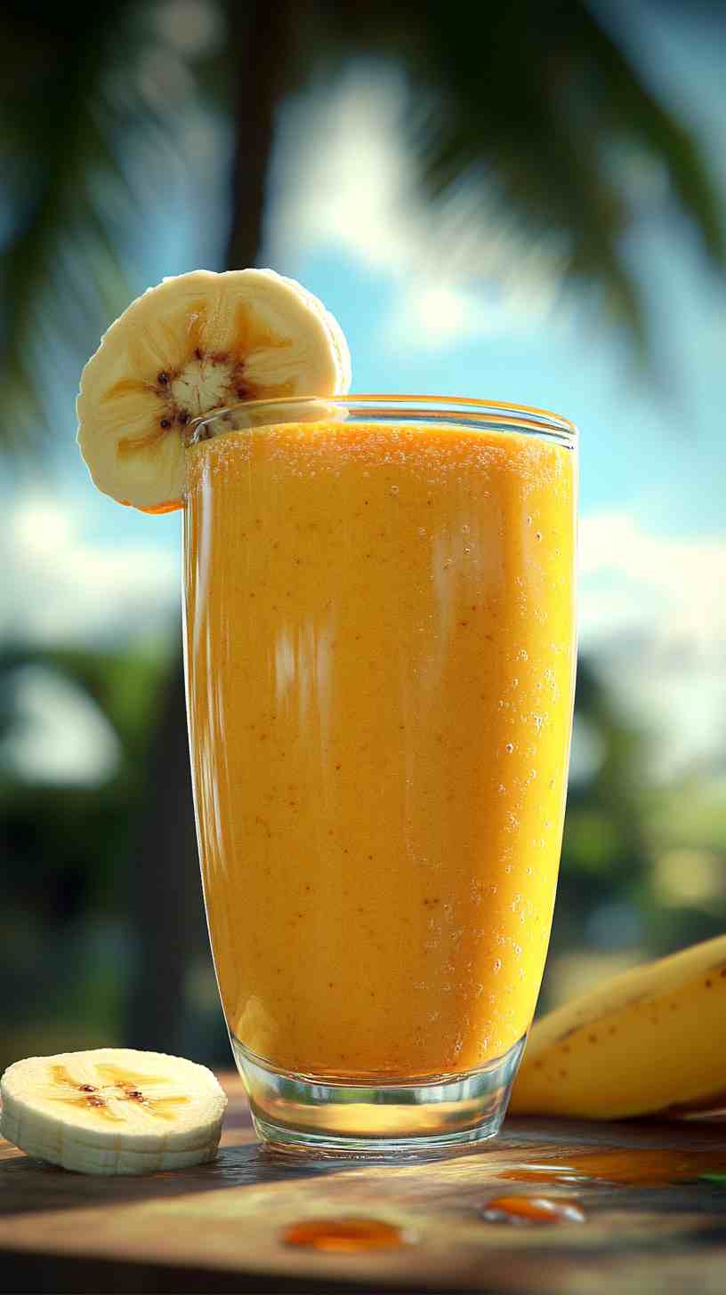 Mango and Banana Energizer Smoothie