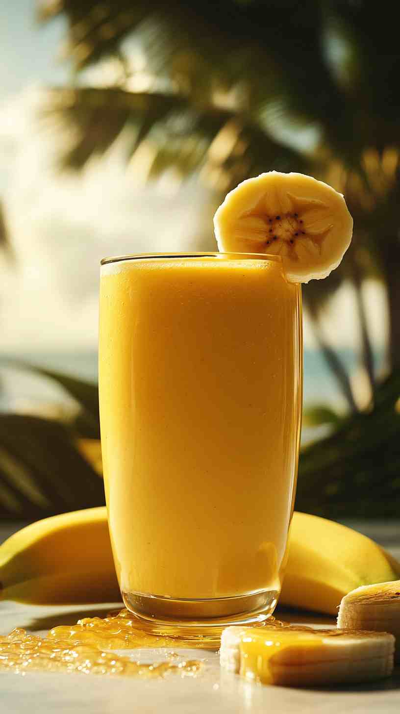 Mango and Banana Energizer Smoothie