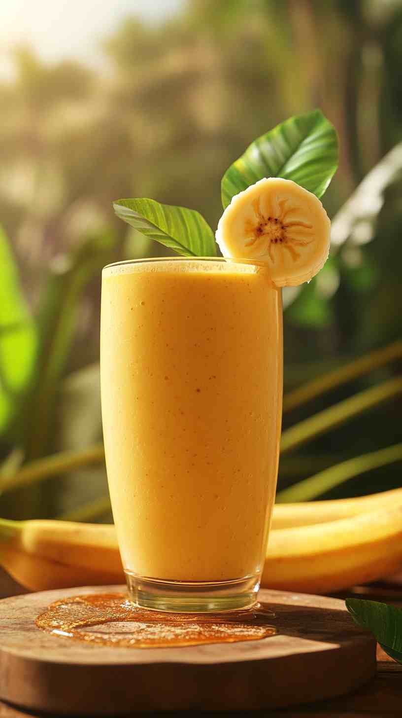 Mango and Banana Energizer Smoothie