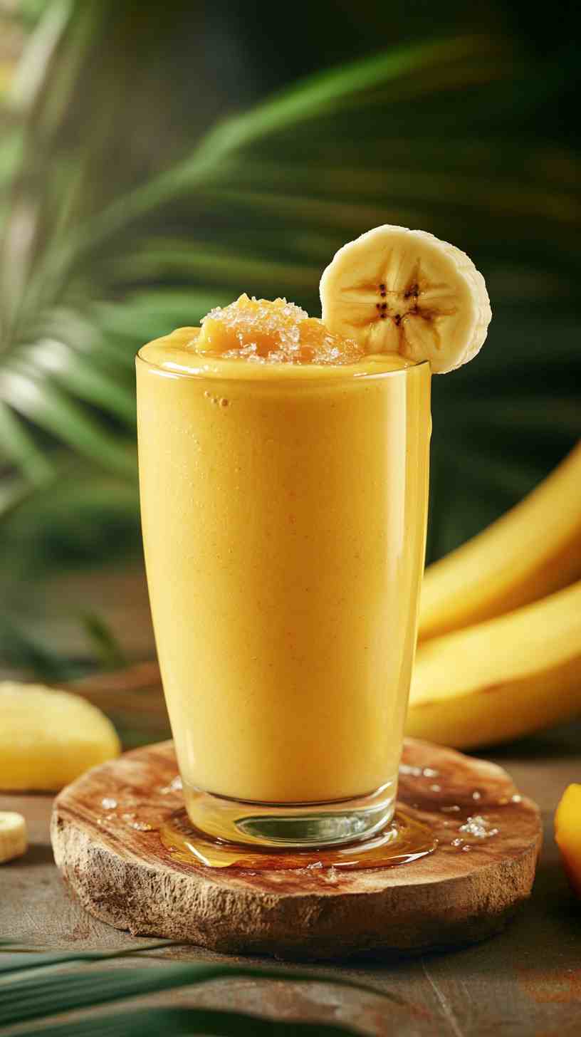 Mango and Banana Energizer Smoothie
