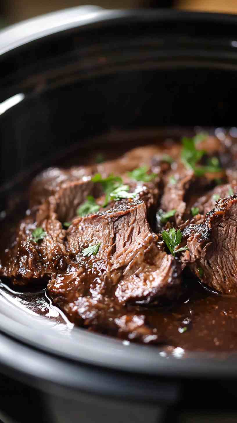 Mouthwatering BBQ Chuck Roast in the Slow Cooker