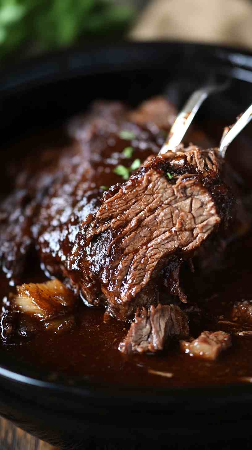 Mouthwatering BBQ Chuck Roast in the Slow Cooker