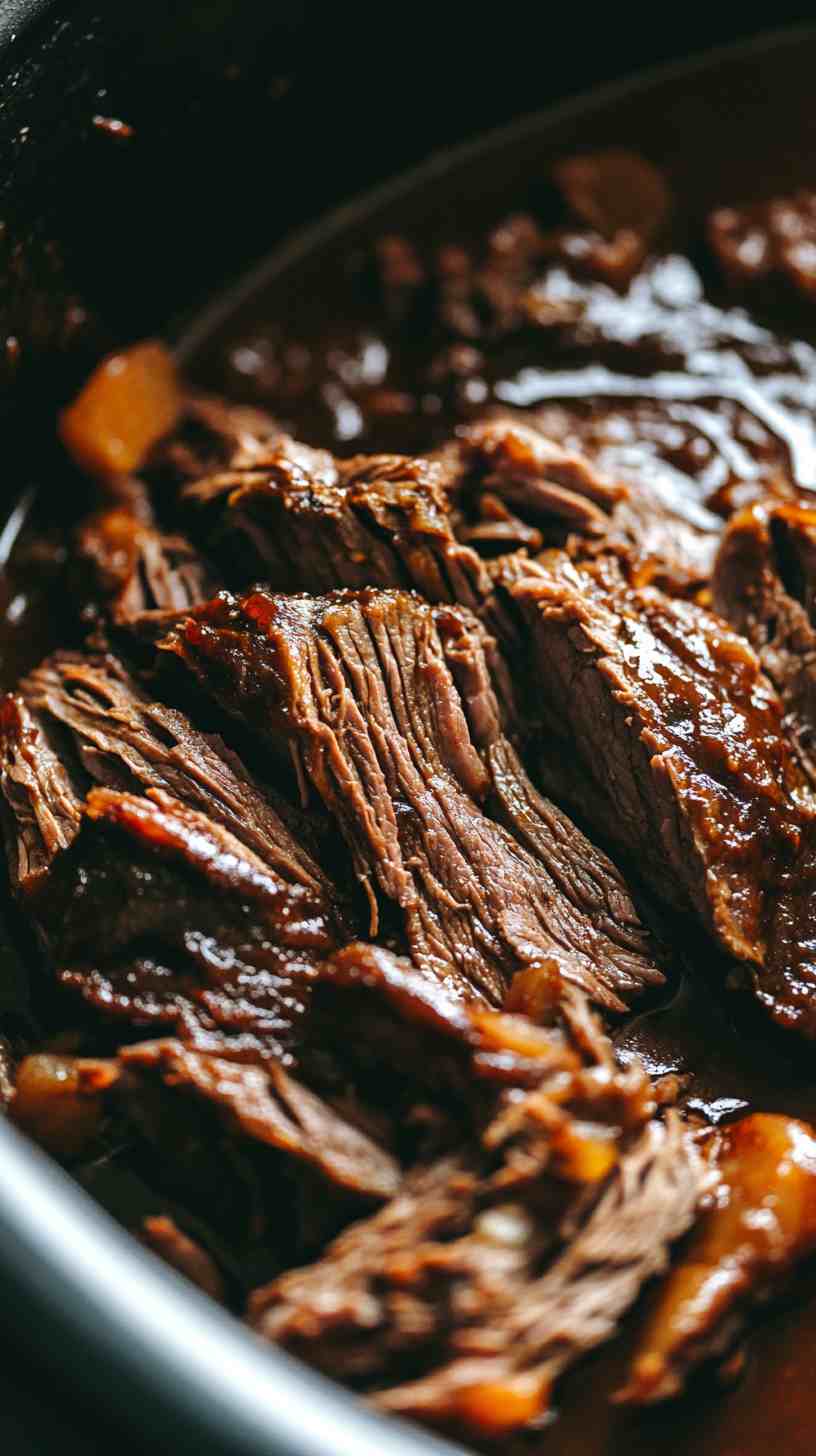 Mouthwatering BBQ Chuck Roast in the Slow Cooker