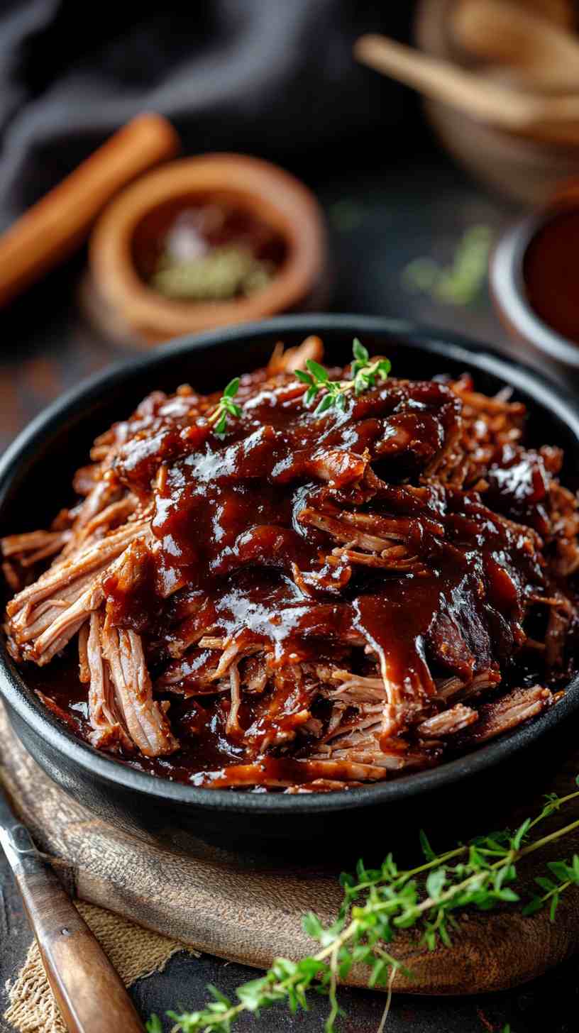 Mouthwatering Slow Cooker Pulled Pork with BBQ Sauce