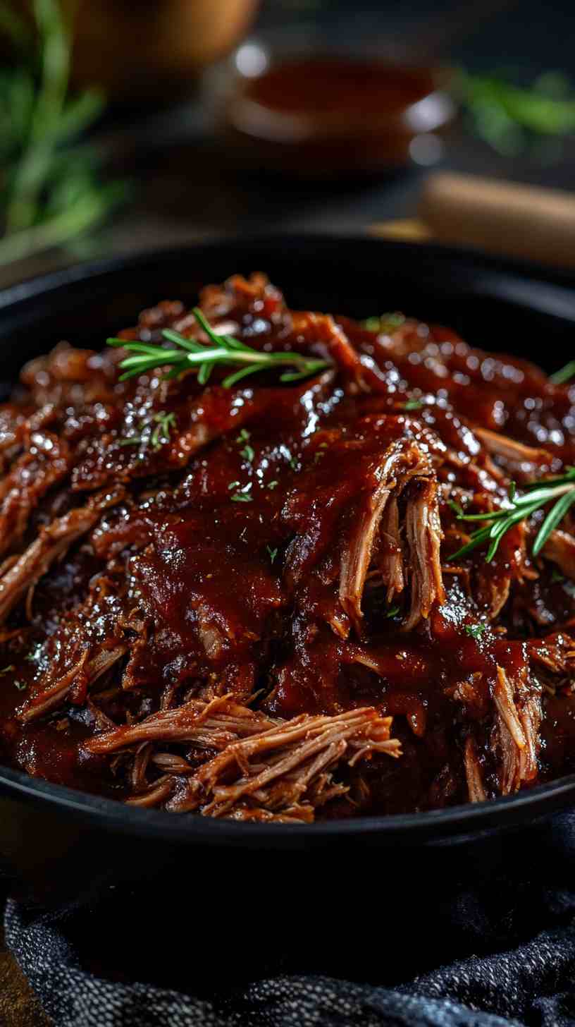 Mouthwatering Slow Cooker Pulled Pork with BBQ Sauce