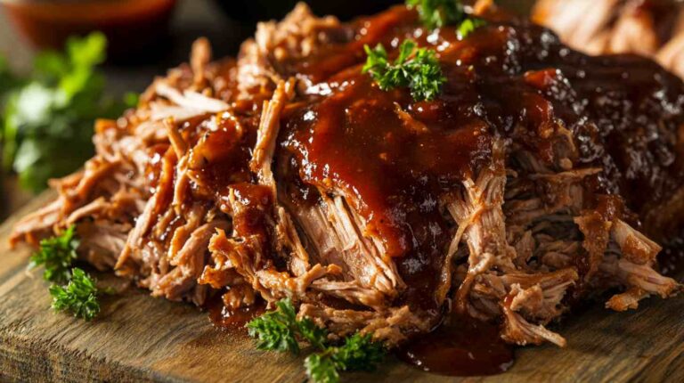 Mouthwatering Slow Cooker Pulled Pork with BBQ Sauce