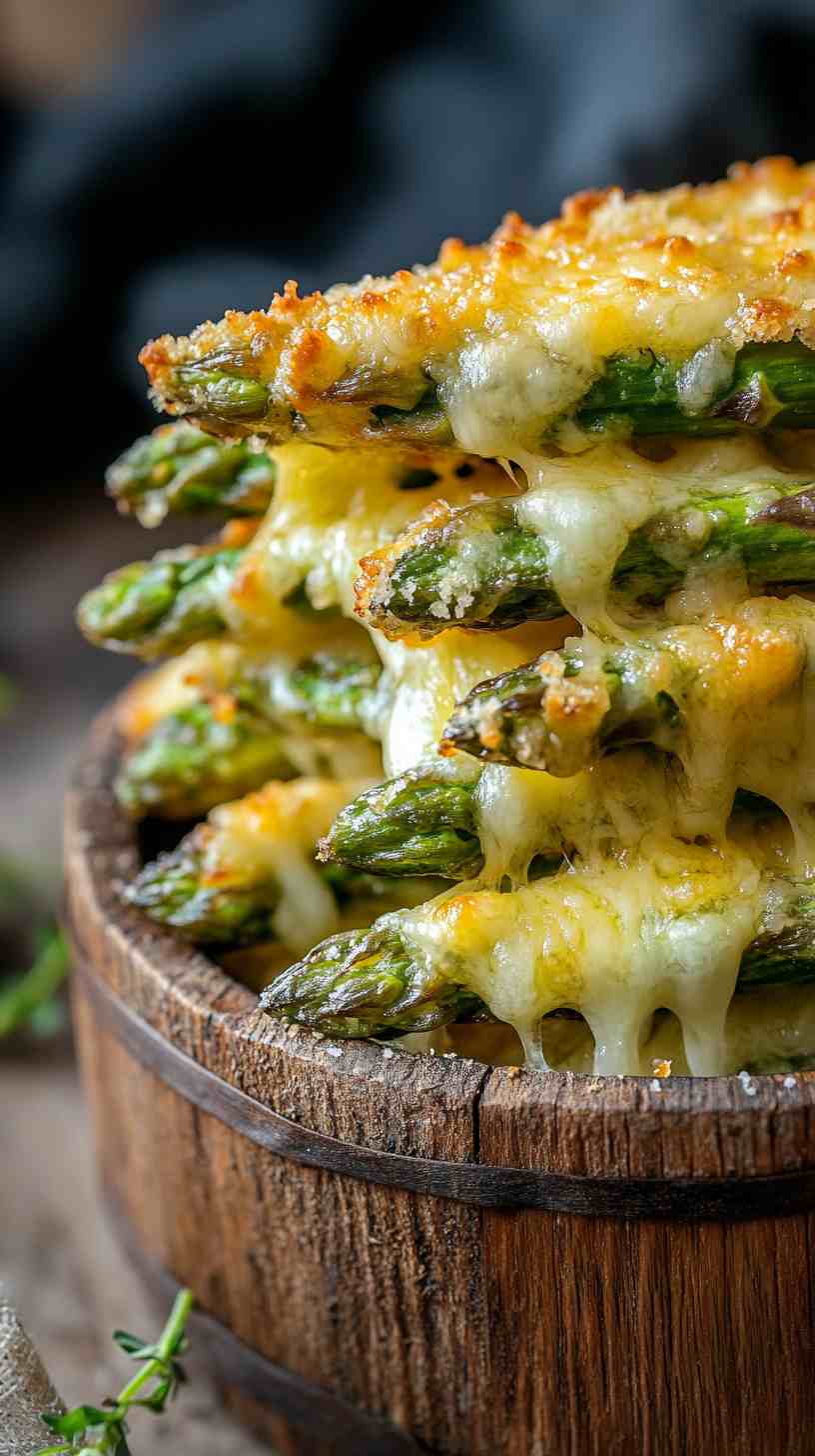 Parmesan-Crusted Air Fryer Asparagus