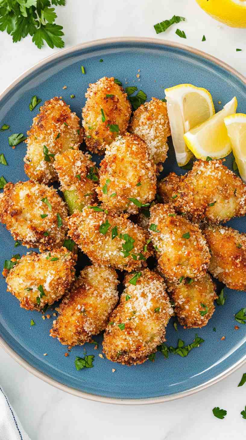 Parmesan-Crusted Air Fryer Asparagus