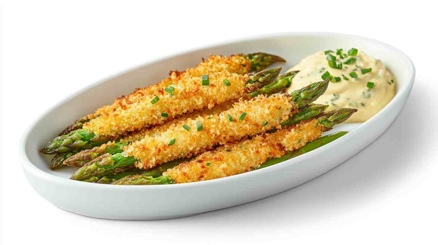 Parmesan-Crusted Air Fryer Asparagus