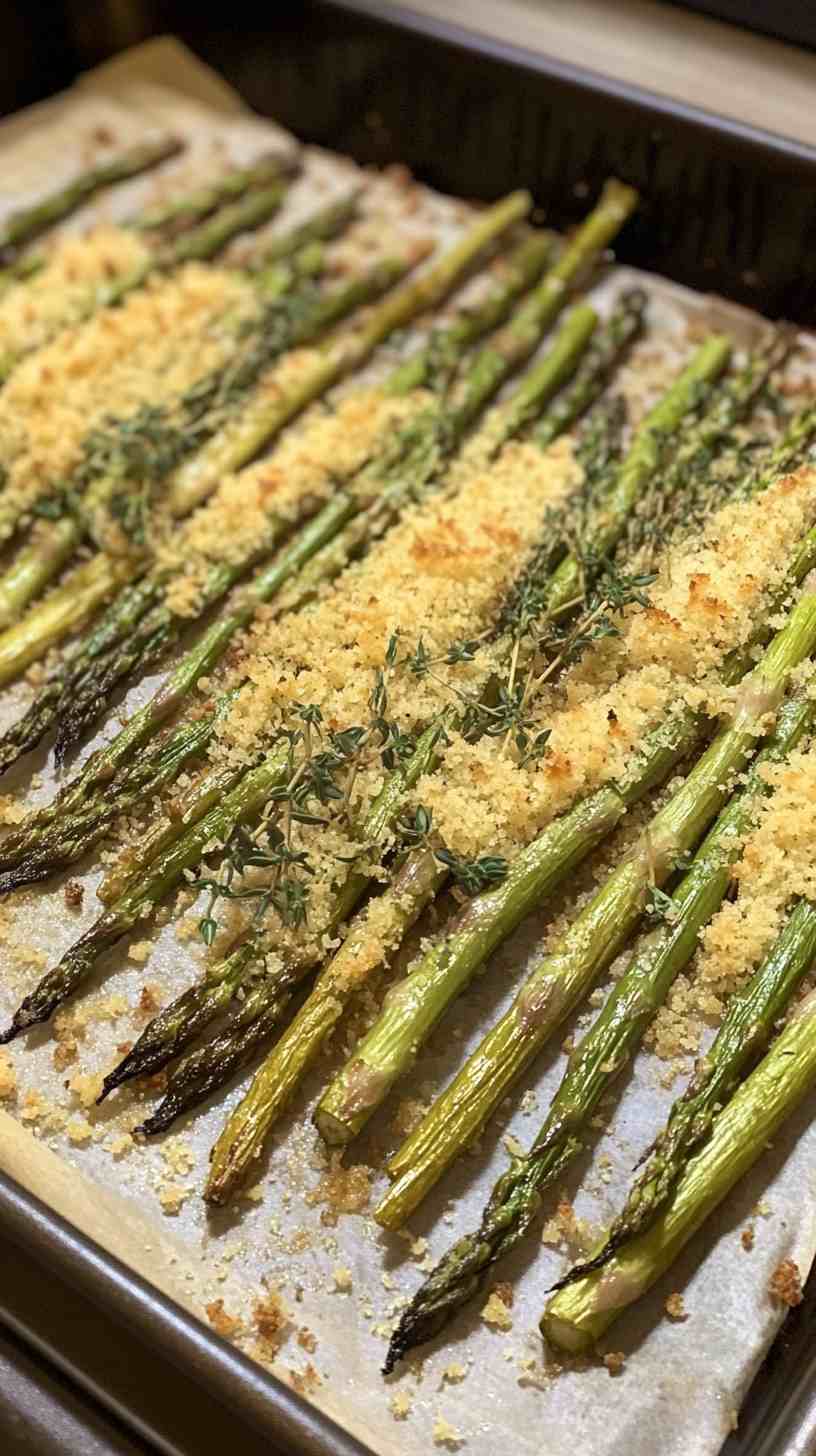 Parmesan-Crusted Air Fryer Asparagus