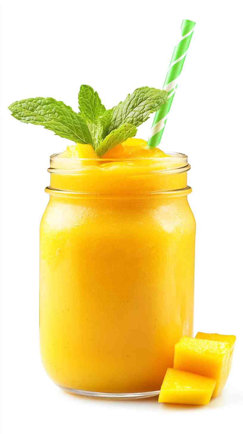 Refreshing Mango Mint Cooler Smoothie
