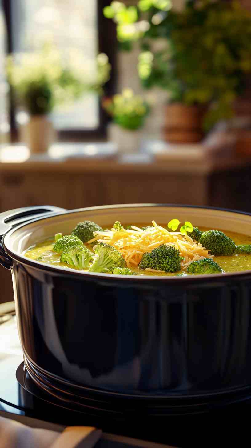 Rich and Creamy Broccoli Cheddar Soup