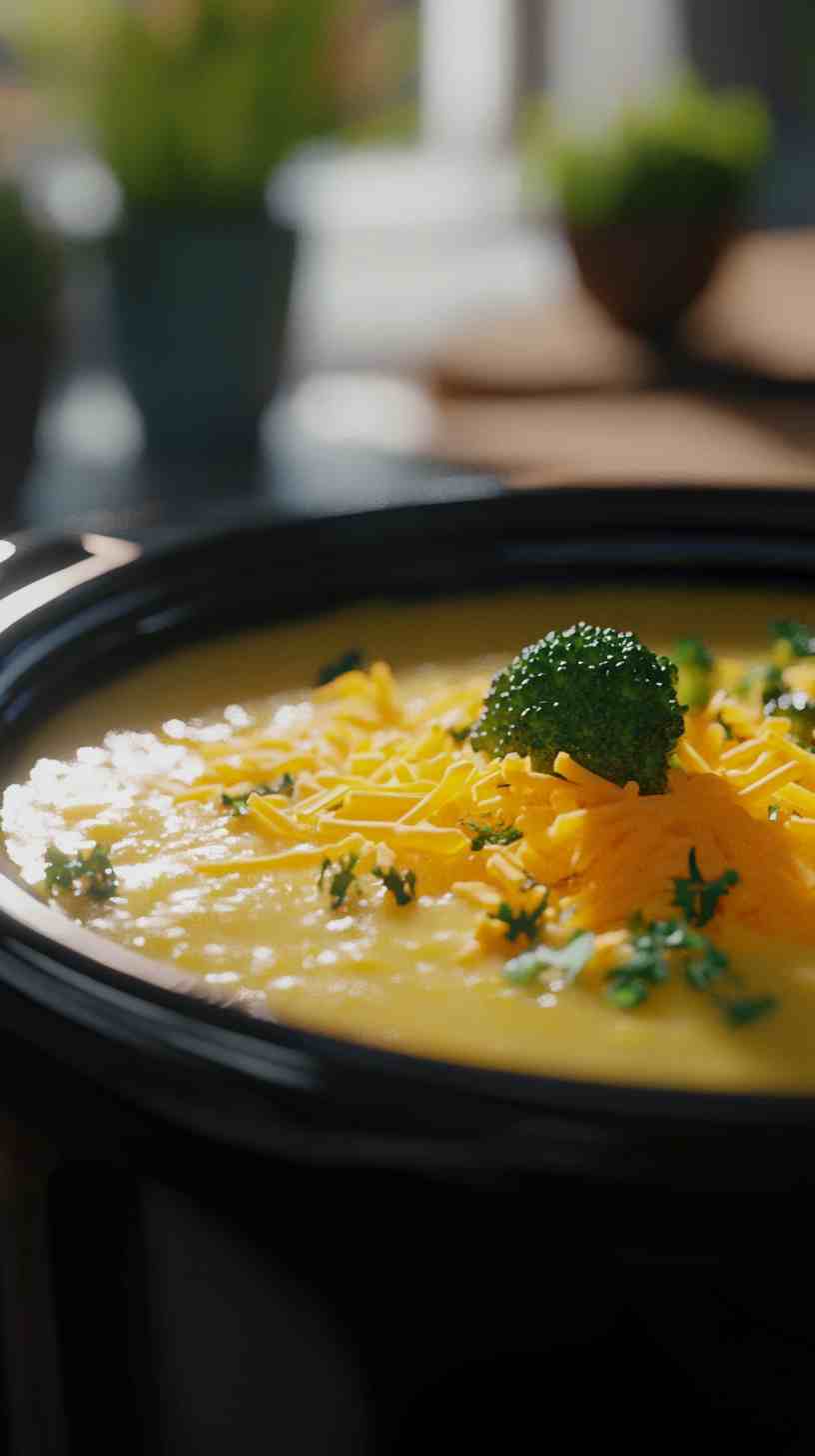 Rich and Creamy Broccoli Cheddar Soup