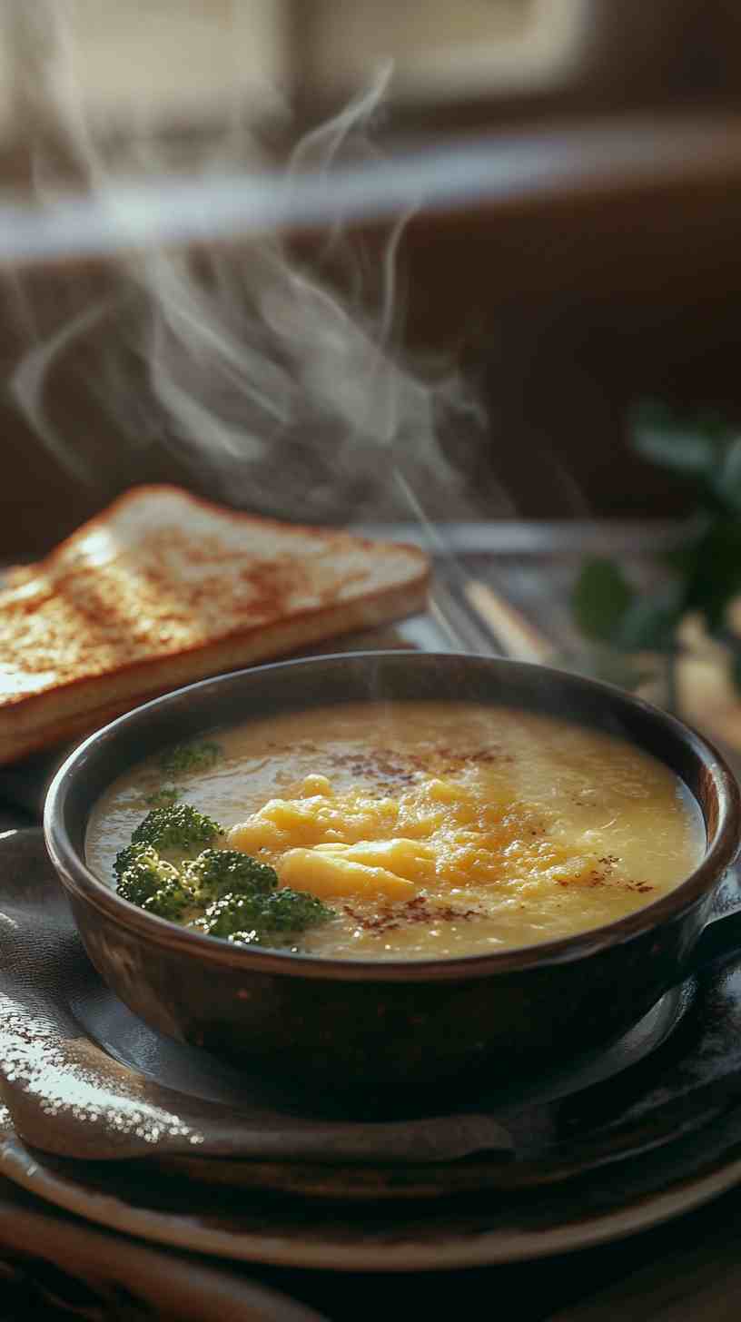 Rich and Creamy Broccoli Cheddar Soup