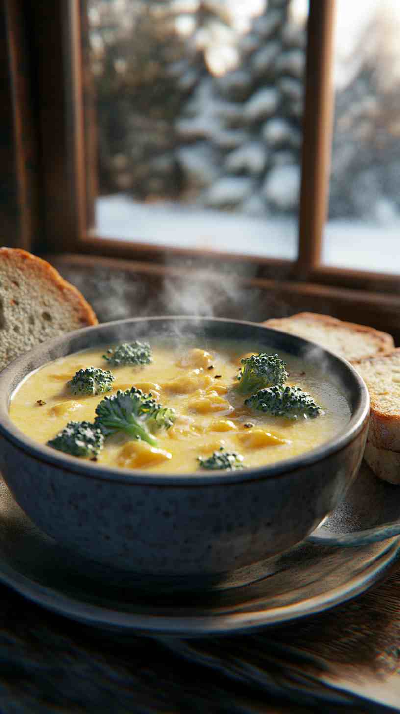 Rich and Creamy Broccoli Cheddar Soup