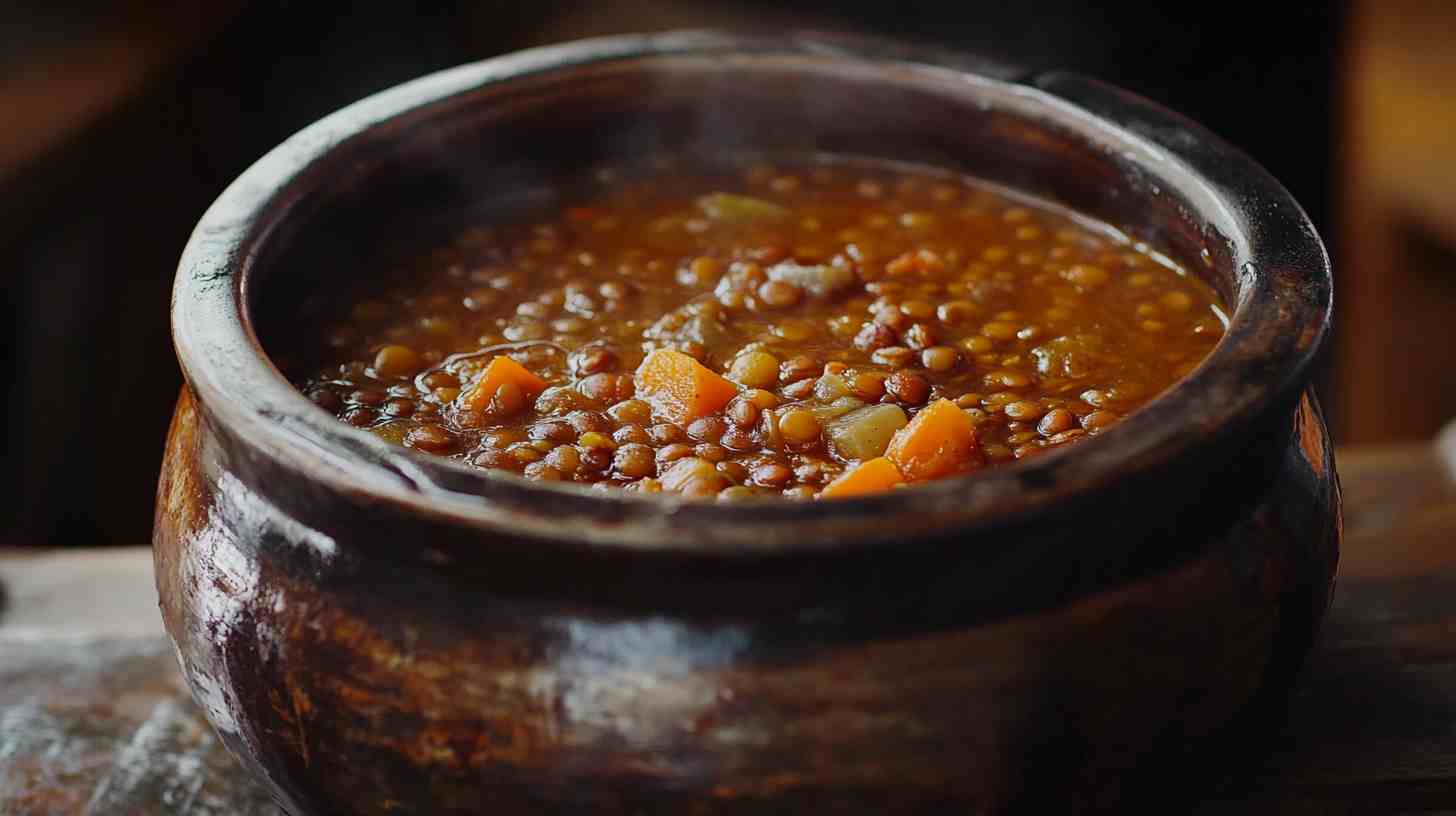 Savory Crock Pot Lentil Soup