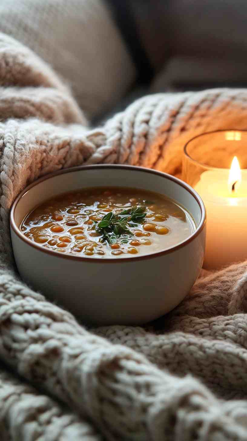 Savory Crock Pot Lentil Soup