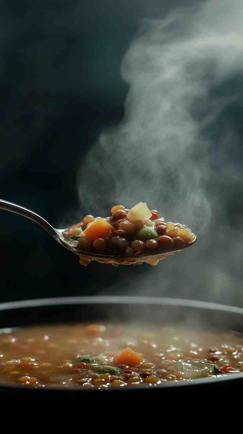 Savory Crock Pot Lentil Soup
