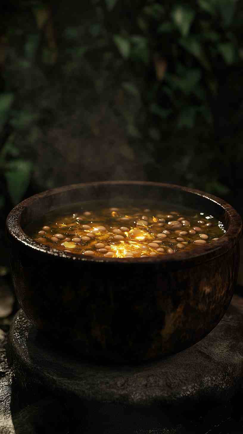 Simple Ham and Bean Soup in the Crock Pot