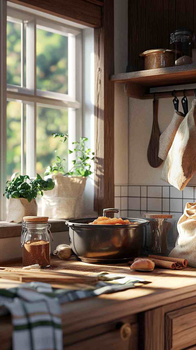 Slow Cooker Apple Butter with Brown Sugar and Cinnamon
