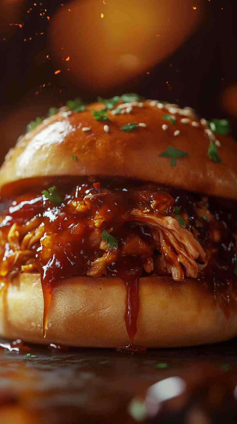 Slow-Cooker BBQ Chicken Sliders