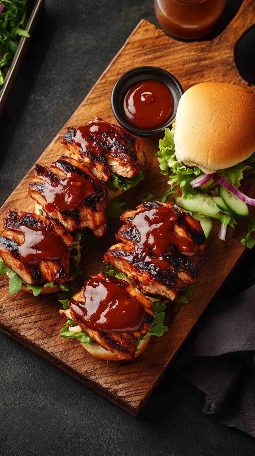 Slow-Cooker BBQ Chicken Sliders