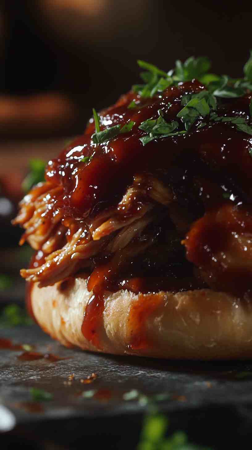 Slow-Cooker BBQ Chicken Sliders