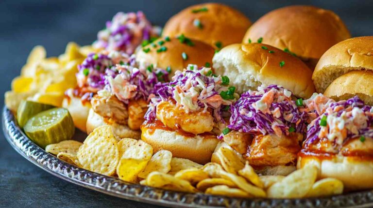 Slow-Cooker BBQ Chicken Sliders