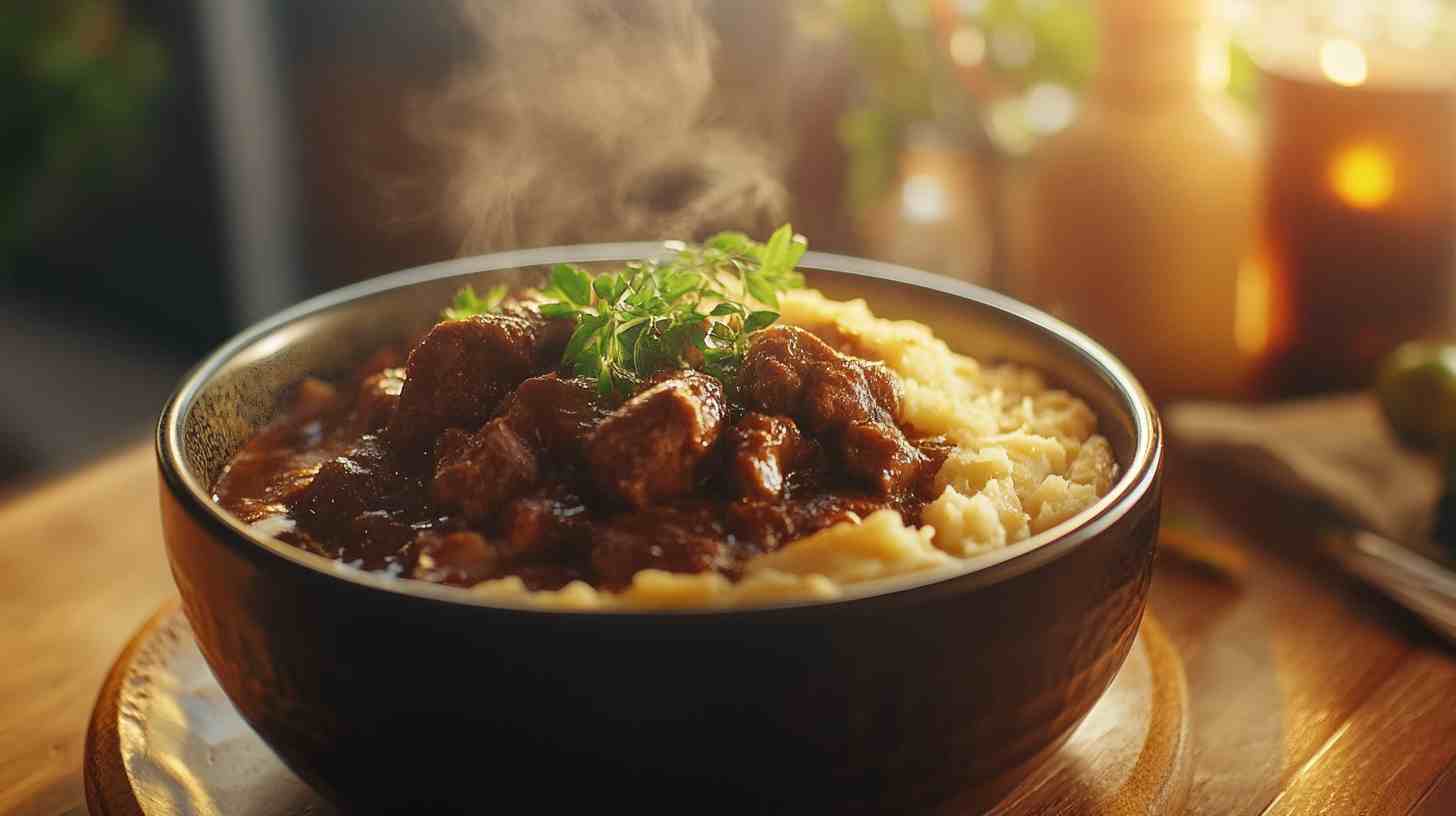 Slow Cooker Beef and Stout Casserole