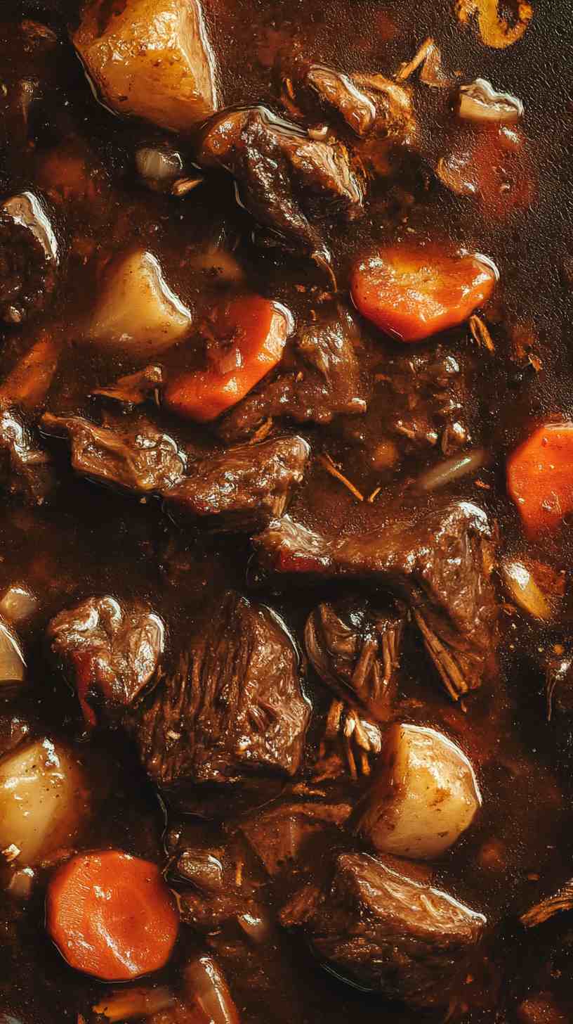 Slow Cooker Beef and Stout Casserole