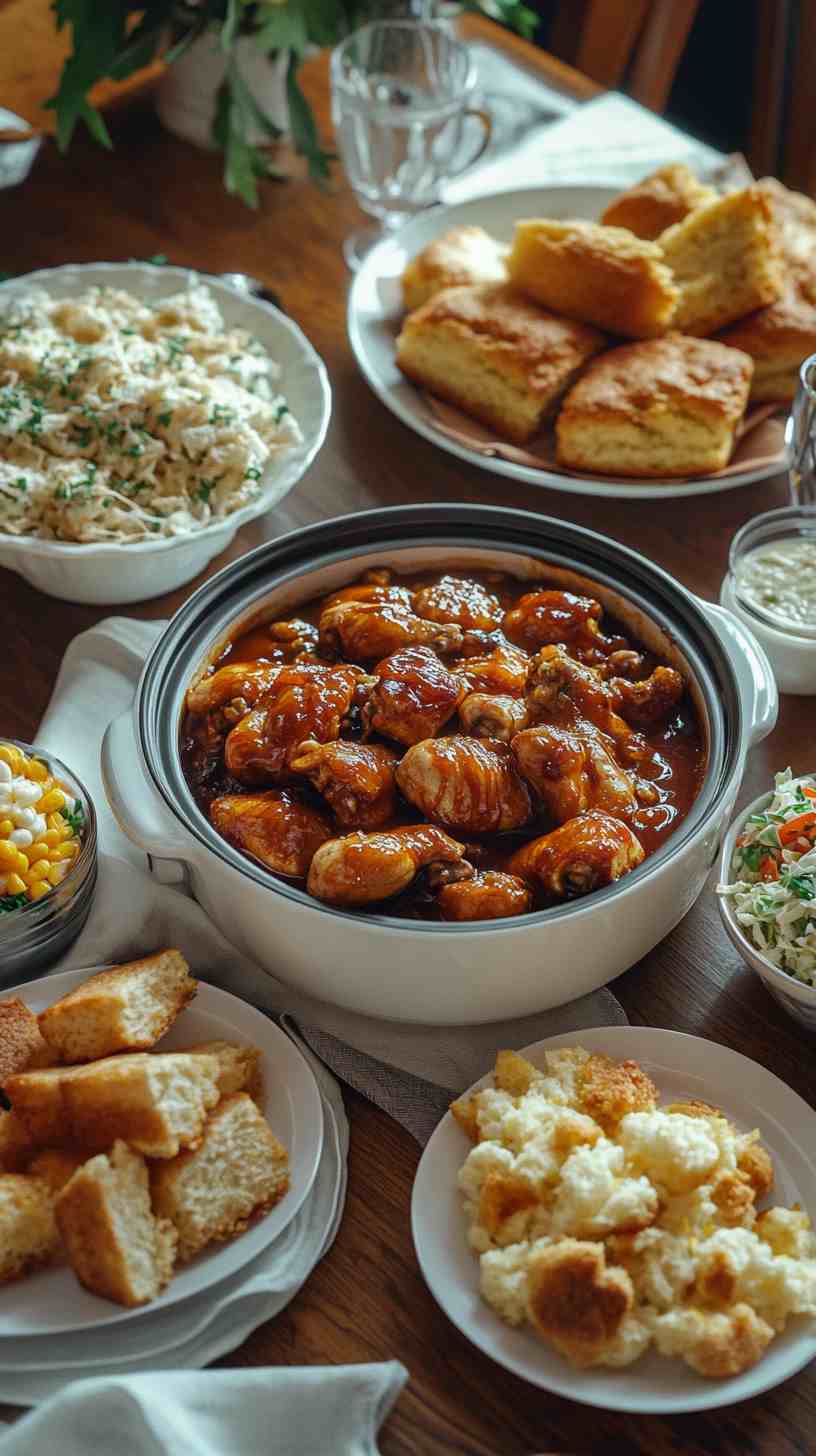 Slow-Cooker Honey BBQ Chicken Delight