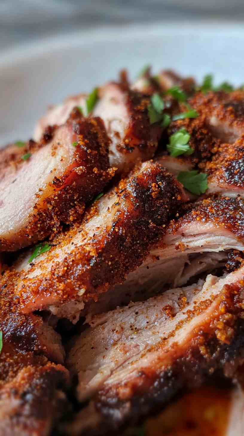 Slow Cooker Pulled Pork with a Savory Spice Rub