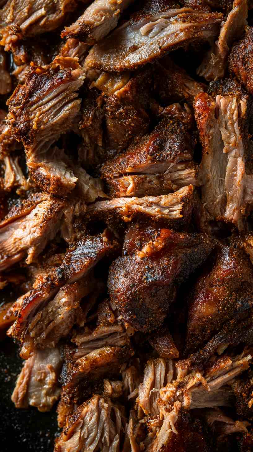 Slow Cooker Pulled Pork with a Savory Spice Rub