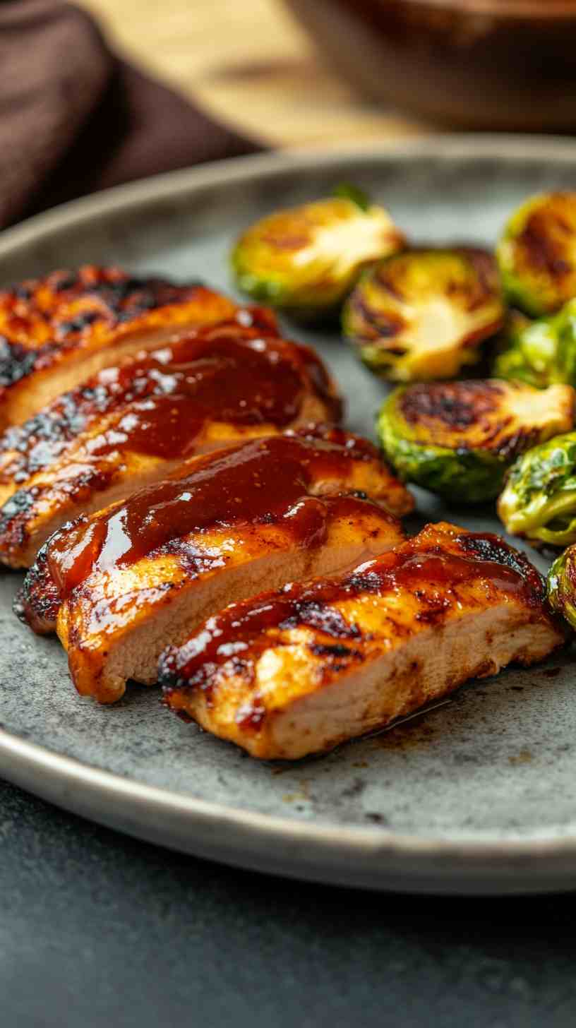 Smoky Maple BBQ Chicken in the Crockpot